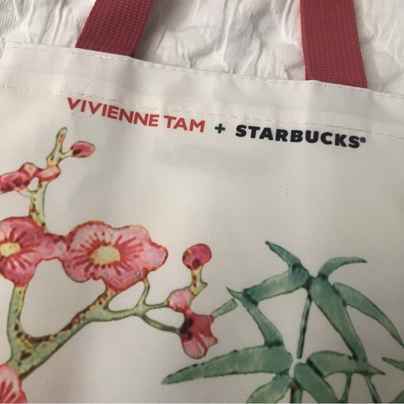 Starbucks x Vivienne Tam Limited Edition Tote Bag - Picture 4 of 7